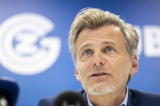 Le directeur sportif de GC Alain Sutter a trouvé le nouvel entraîneur des Sauterelles KEYSTONE/ENNIO LEANZA